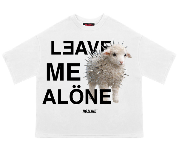LEAVE ME ALONE TEE - Unisex Boxy T-Shirt | Hotline