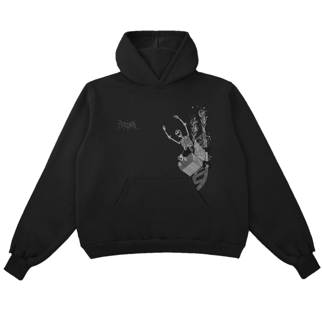 BLOODRIDE HOODIE - MIDNIGHT BLACK - Hotline