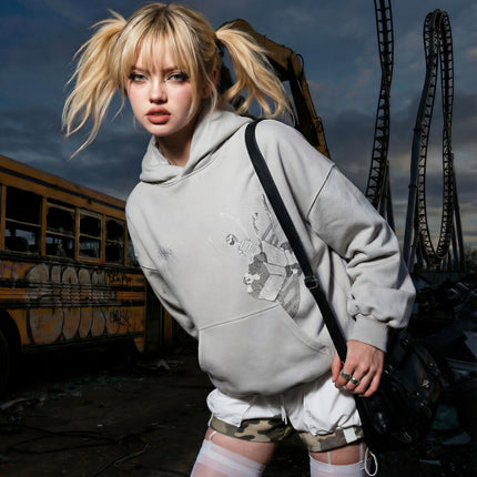 BLOODRIDE HOODIE - ASH GREY