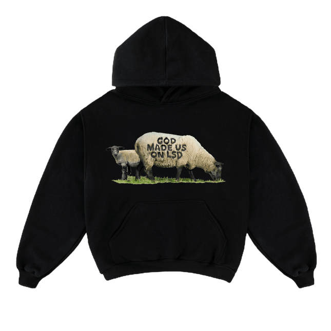 GOD MADE US ON LSD HOODIE - Hotline