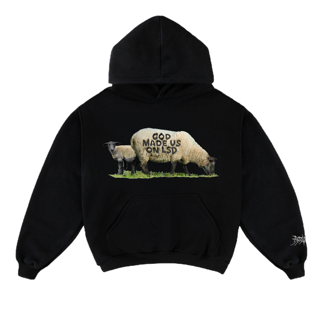 GOD MADE US ON LSD HOODIE