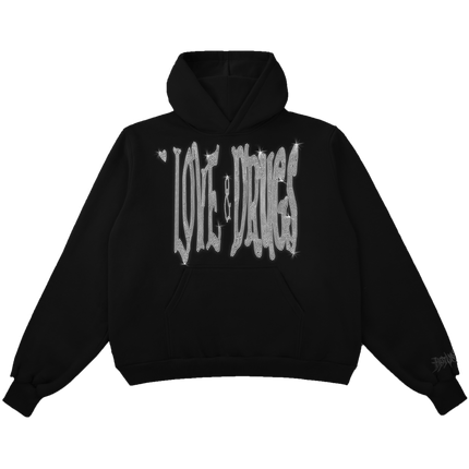 L&D HOODIE - MIDNIGHT BLACK - Hotline
