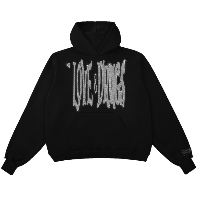 L&D HOODIE - MIDNIGHT BLACK - Hotline