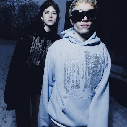 L&D HOODIE - POWDER BLUE - Hotline