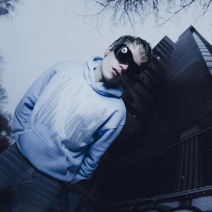 L&D HOODIE - POWDER BLUE - Hotline