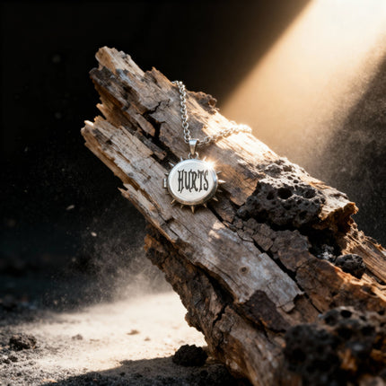PAIN PILLS NECKLACE 3D (SILVER) - Hotline