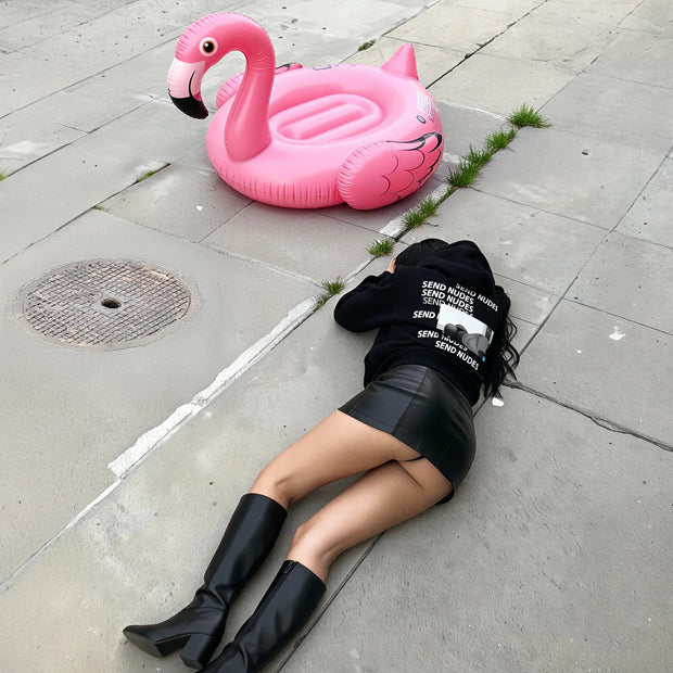 SEND NUDES Hoodie - Hotline